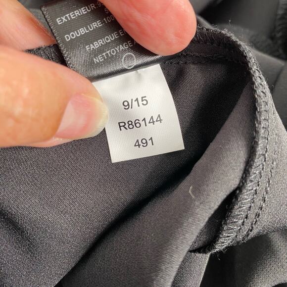 NWT Sam Edelman Strapless Feather Top Black Jumpsuit Size 4 - Picture 4 of 11